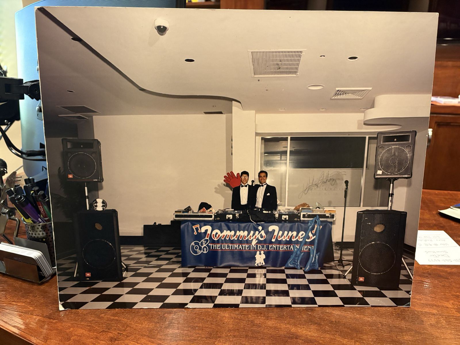 A Tommy's Tunes DJ setup from the early years